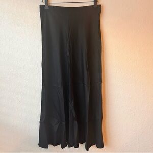 L’AGENCE satin midi skirt